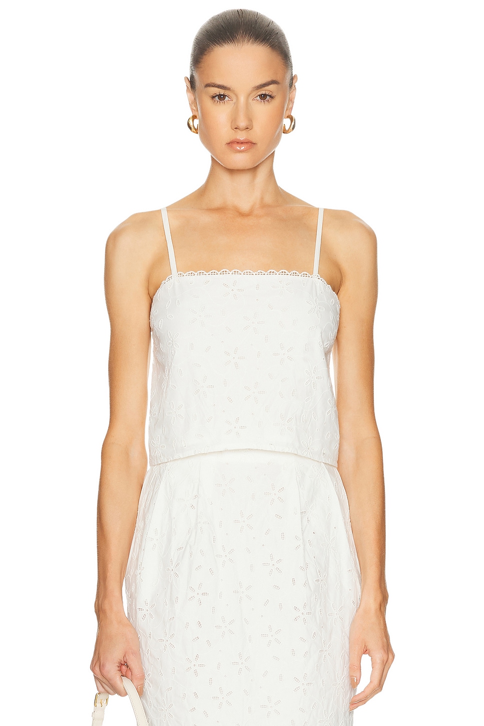 Image 1 of Posse Salma Top in Vintage White