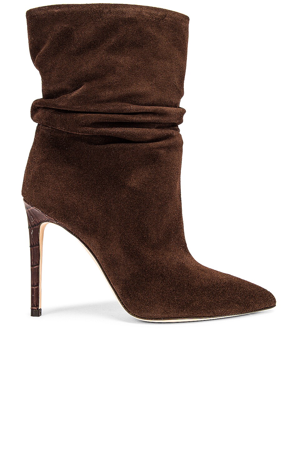 Image 1 of Paris Texas Suede 105 Slouchy Ankle Boot in Caffe