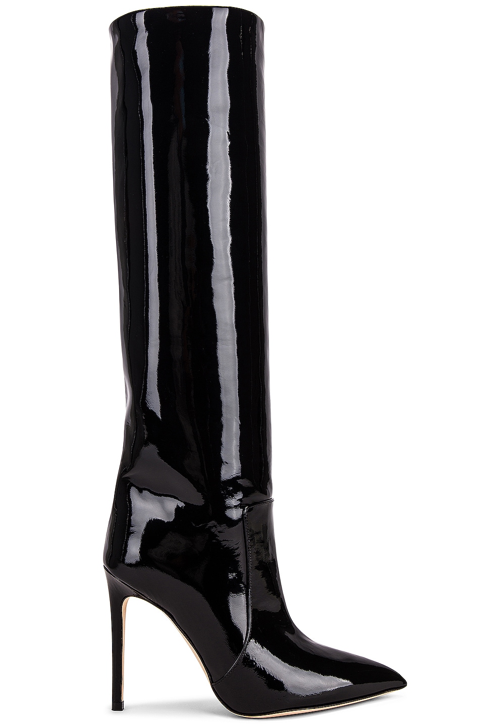 Image 1 of Paris Texas Patent 105 Stiletto Boot in Black