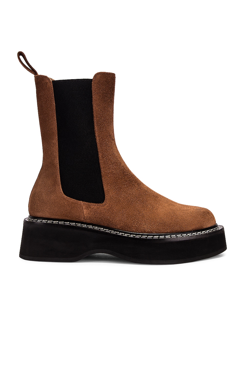 Image 1 of Paris Texas Suede Platform 50 Ankle Boot in Canyon