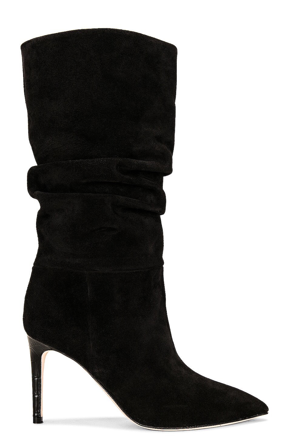 Image 1 of Paris Texas Slouchy Suede 85 Boot in Black