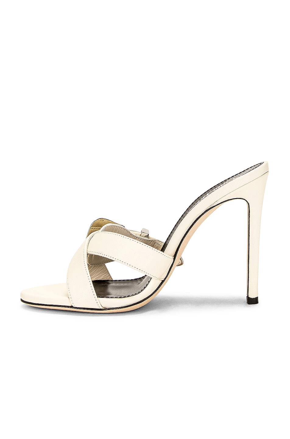 Paris Texas Regina Western Mule Heel 105 in Vanilla | FWRD