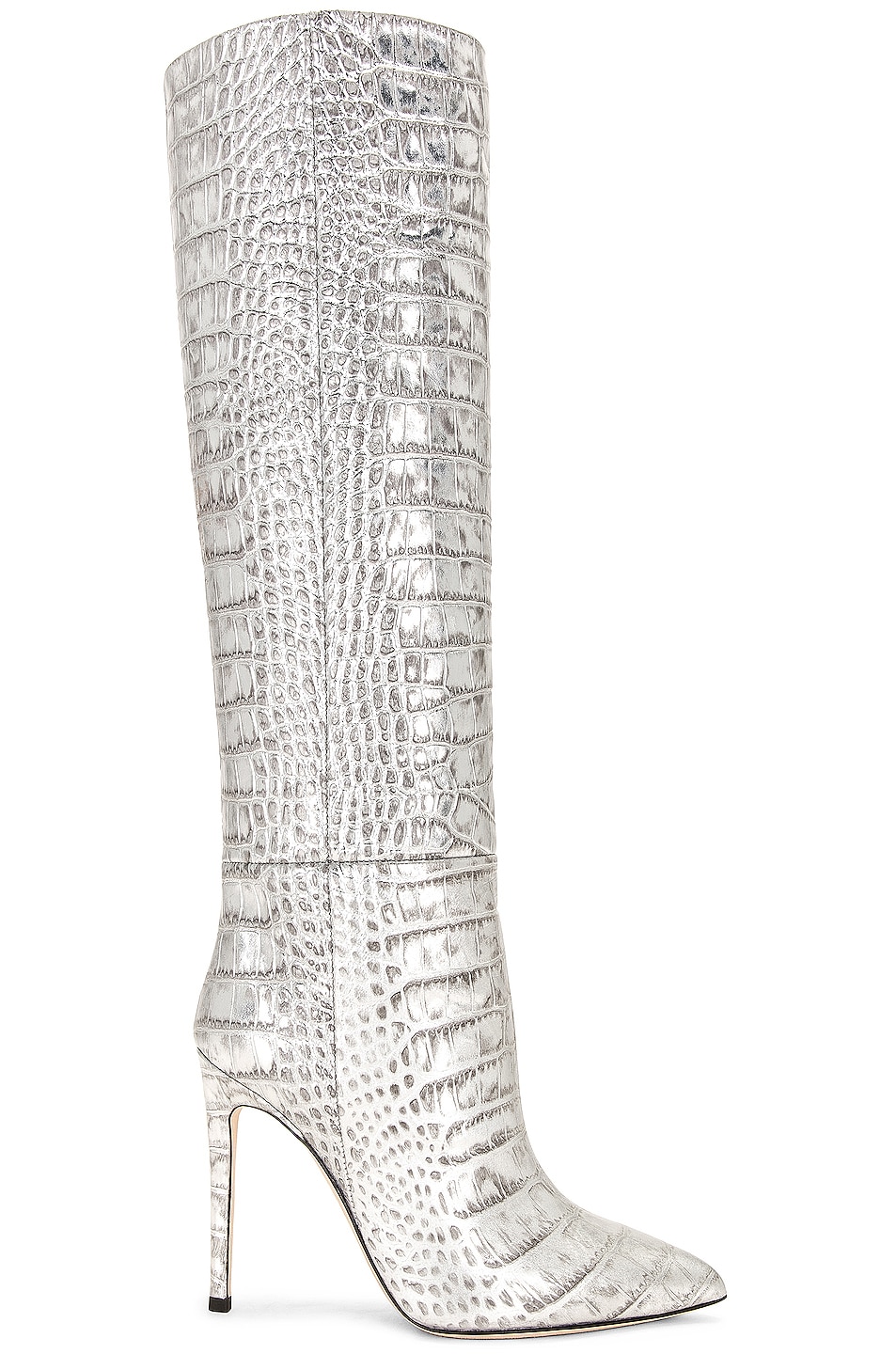 Image 1 of Paris Texas Stiletto Boot in Silver