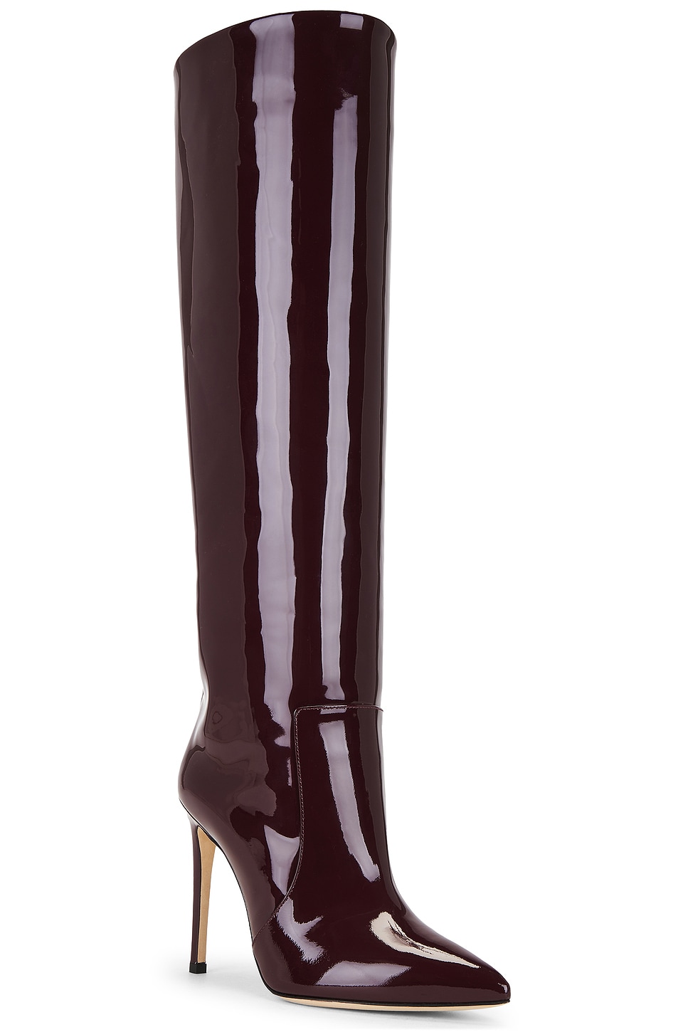 Paris Texas Stiletto Boot 105 In Burgundy