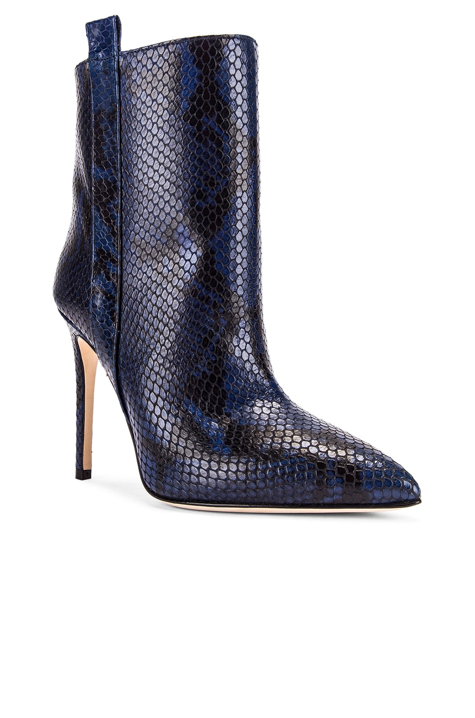 paris texas snake print ankle boot
