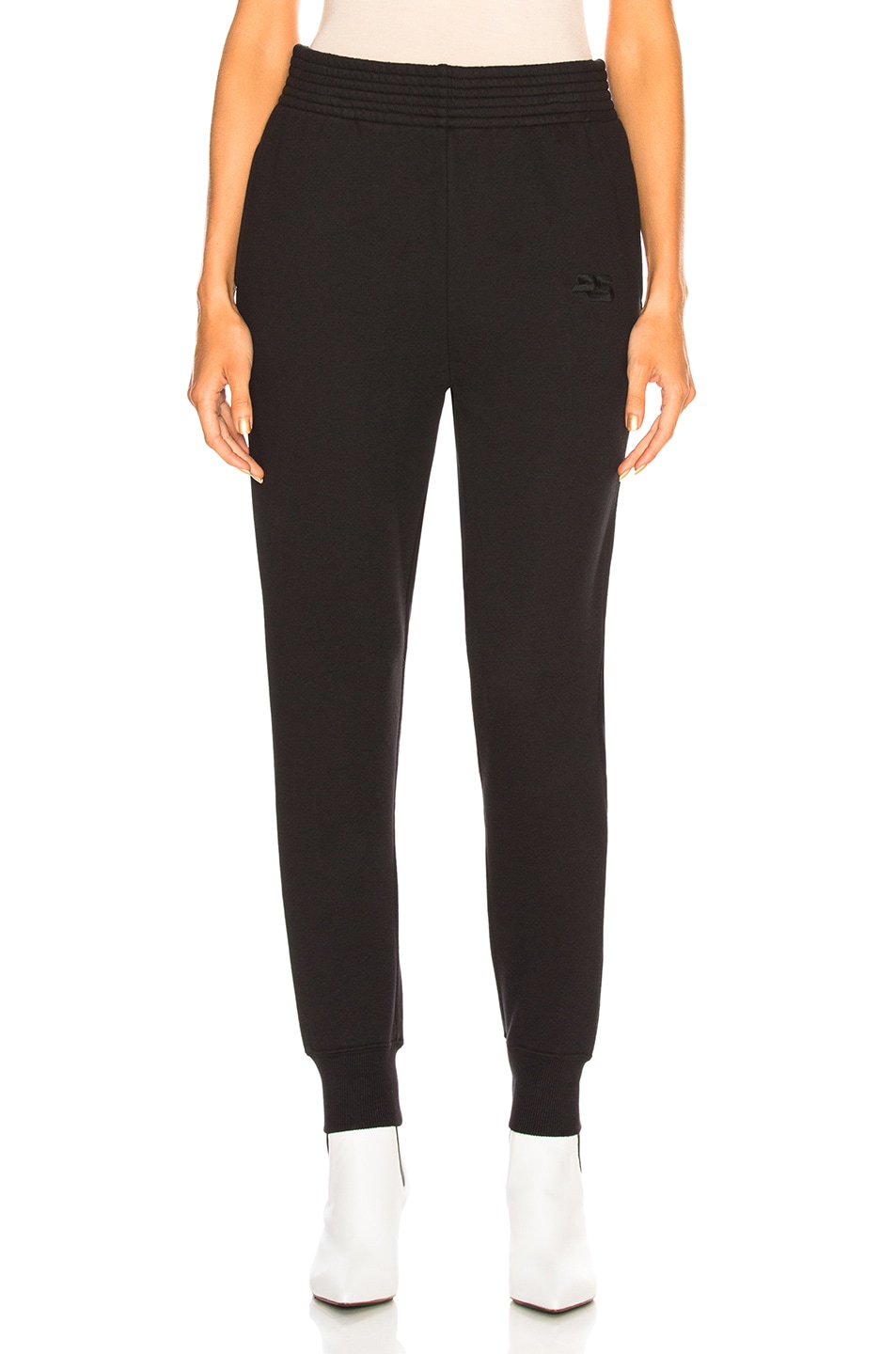Image 1 of Proenza Schouler White Label Tapered Sweatpants in Black