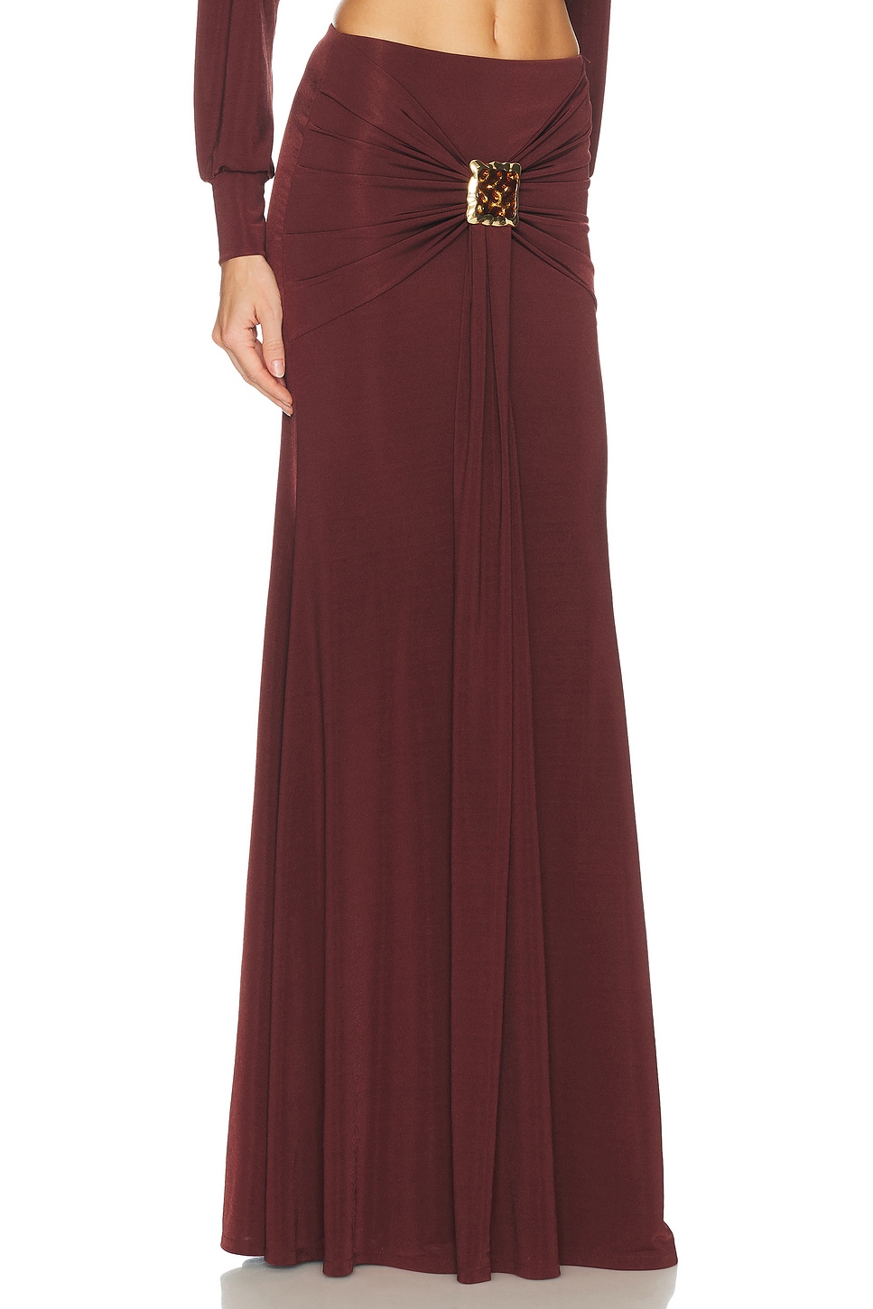 PatBO Helo Jersey Long Skirt