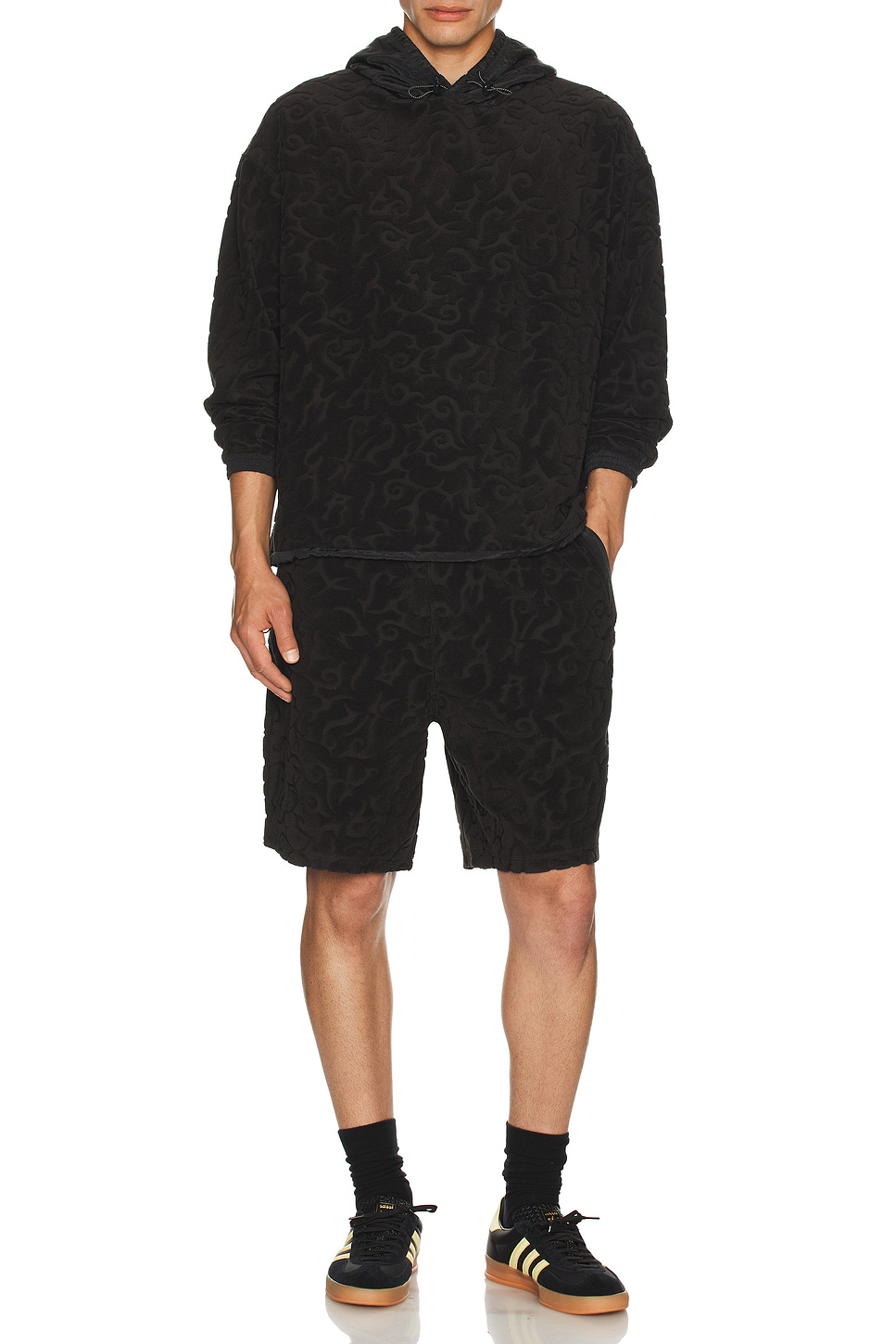 Image 1 of Puma Select x Aries Toweling Shorts in Puma Black