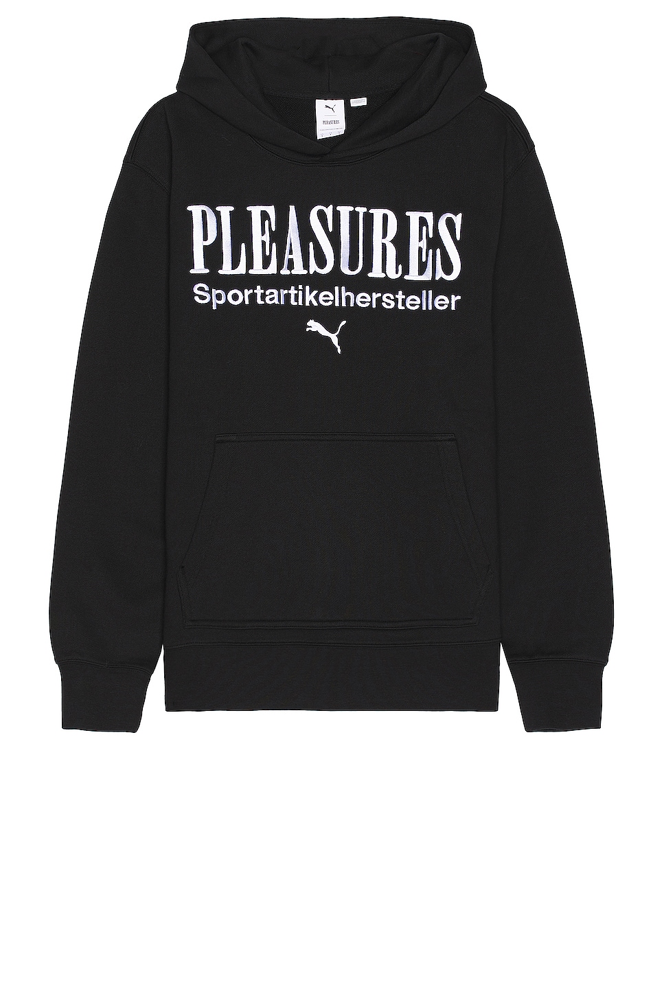 X Pleasures Graphic Hoodie in Black