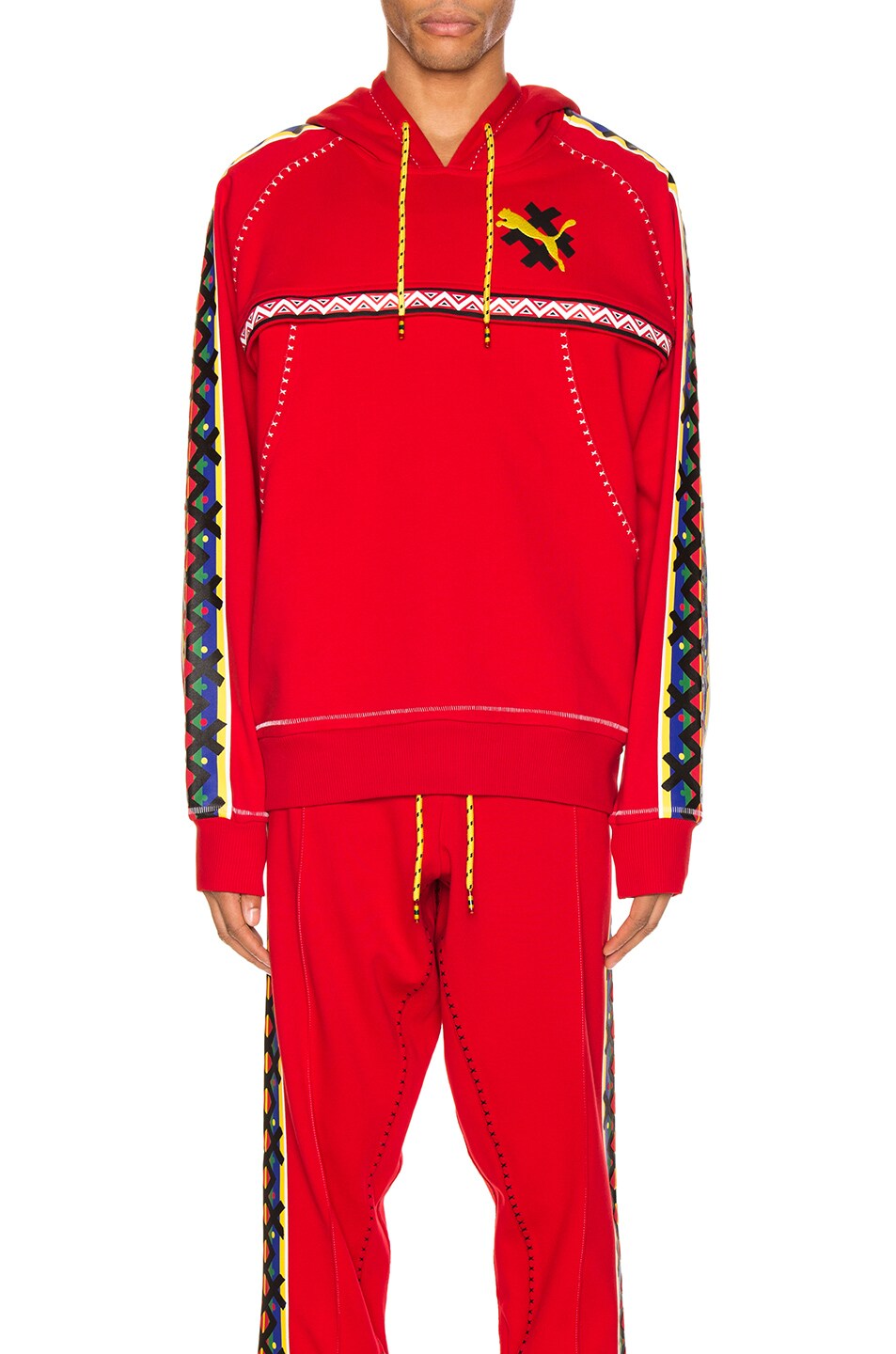Image 1 of Puma Select x Jahnkoy Hoodie in High Risk Red