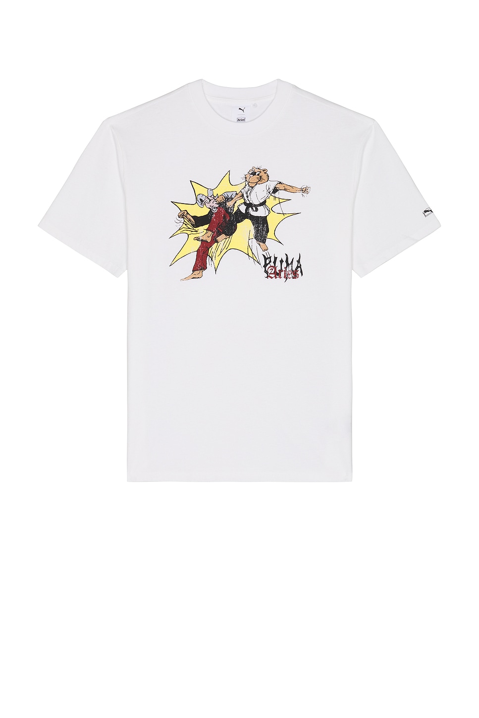 Image 1 of Puma Select x Aries Graphic Tee in Puma White