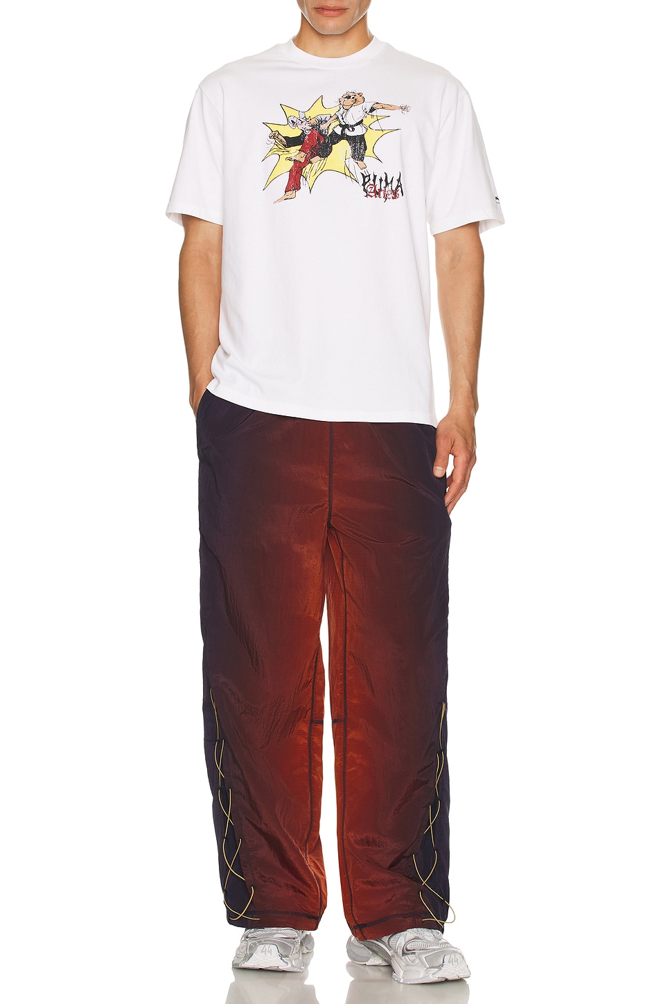 Image 1 of Puma Select x Aries Graphic Tee in Puma White