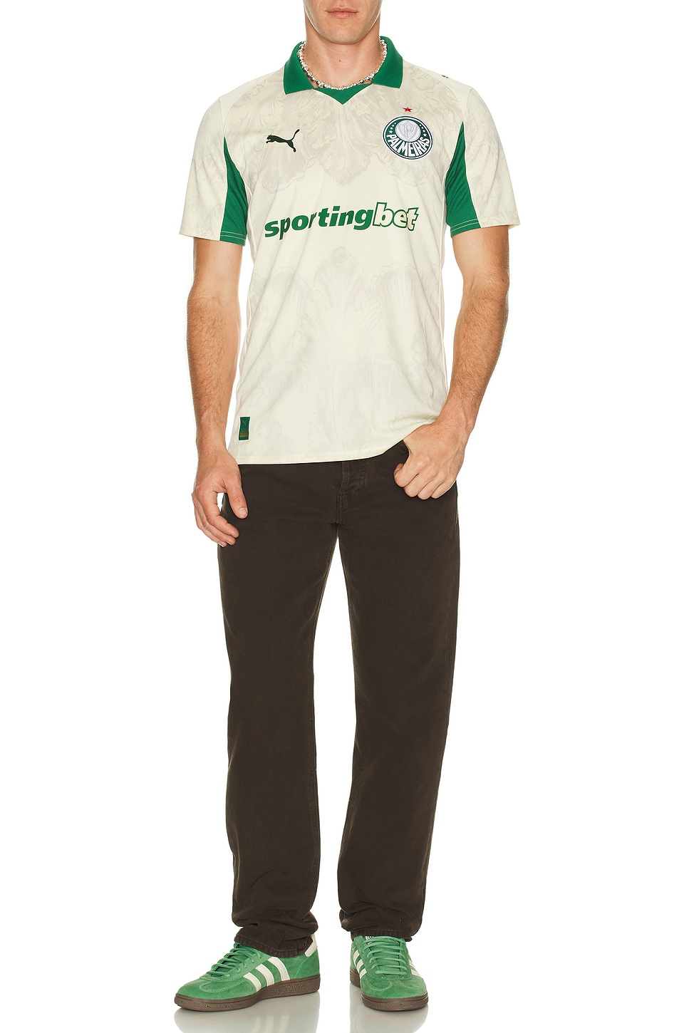 Image 1 of Puma Select x Kidsuper Jersey Replica in Creamy Vanilla & Vine