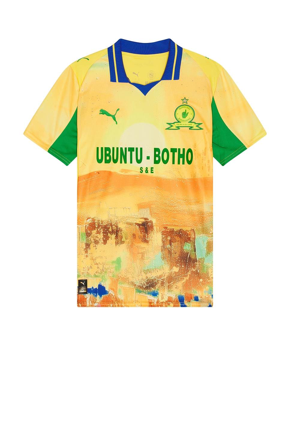 Image 1 of Puma Select x Kidsuper Jersey Replica in Pel Yellow & Fast Green