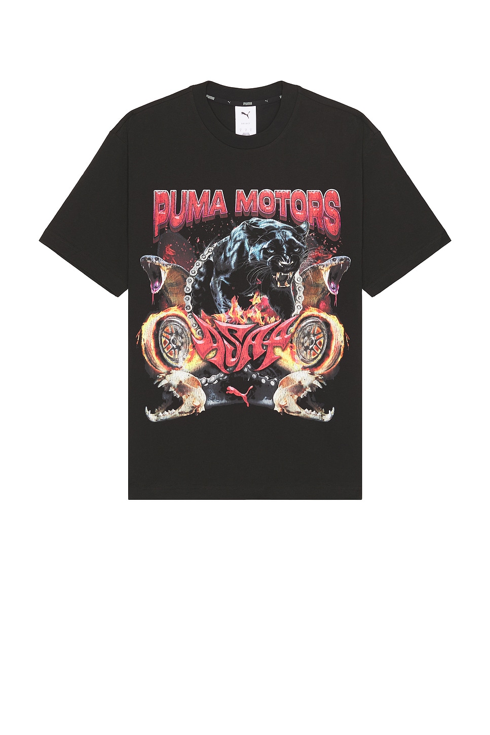 Puma X A$ap Rocky Motors Tee T-shirt In Black