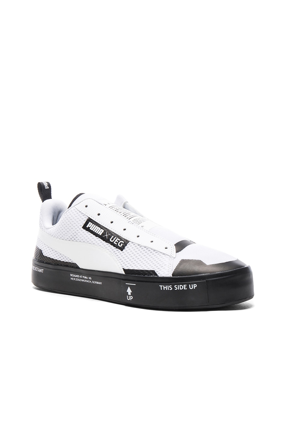 Image 1 of Puma Select x UEG Court Play Slip Ons in White