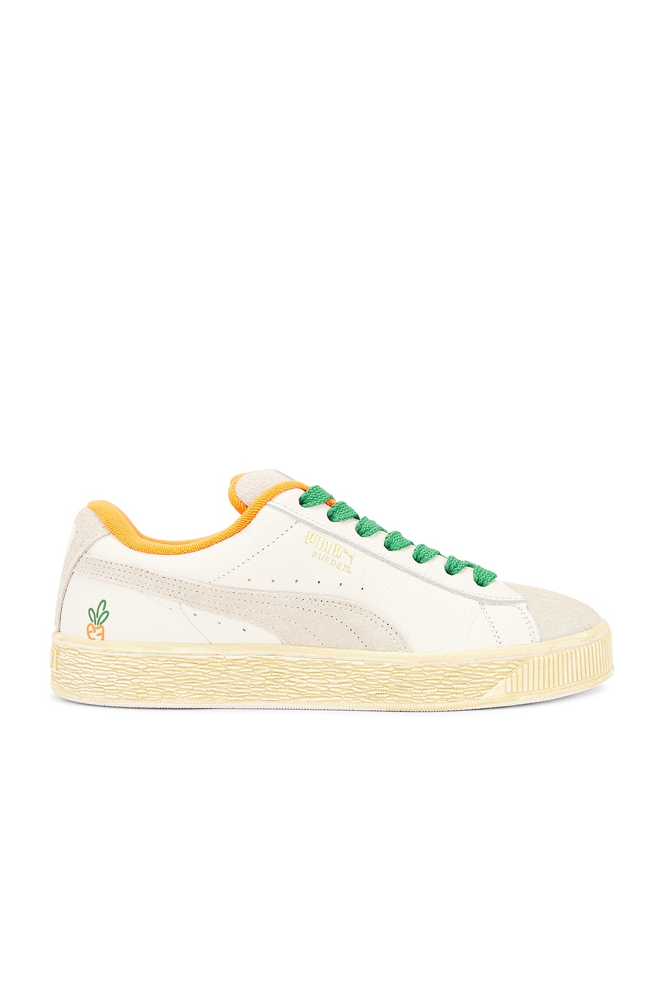 Image 1 of Puma Select X Carrots Suede Xl 2 in Warm White & Rickie Orange