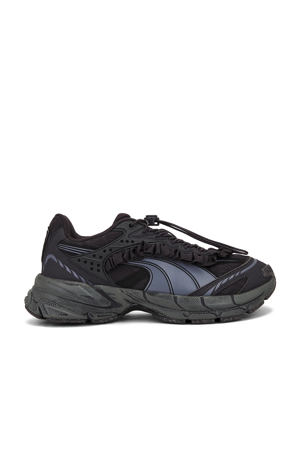 Shop Puma X Collina Strada Velophasis Vintage Black In Flat Dark Gray &  Silver