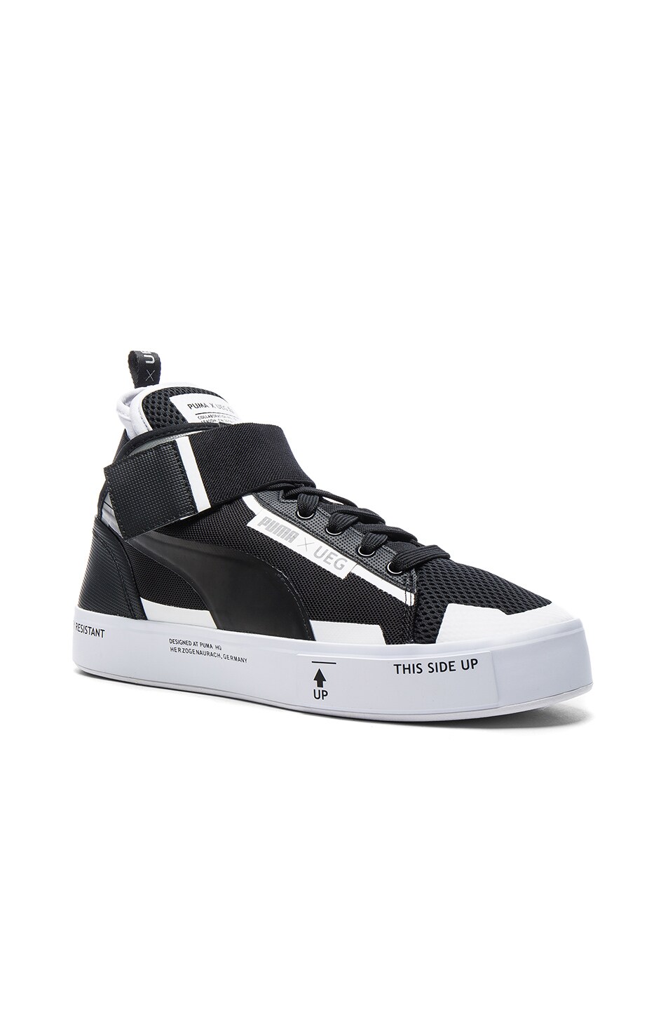 Image 1 of Puma Select x UEG Court Play in Black & White