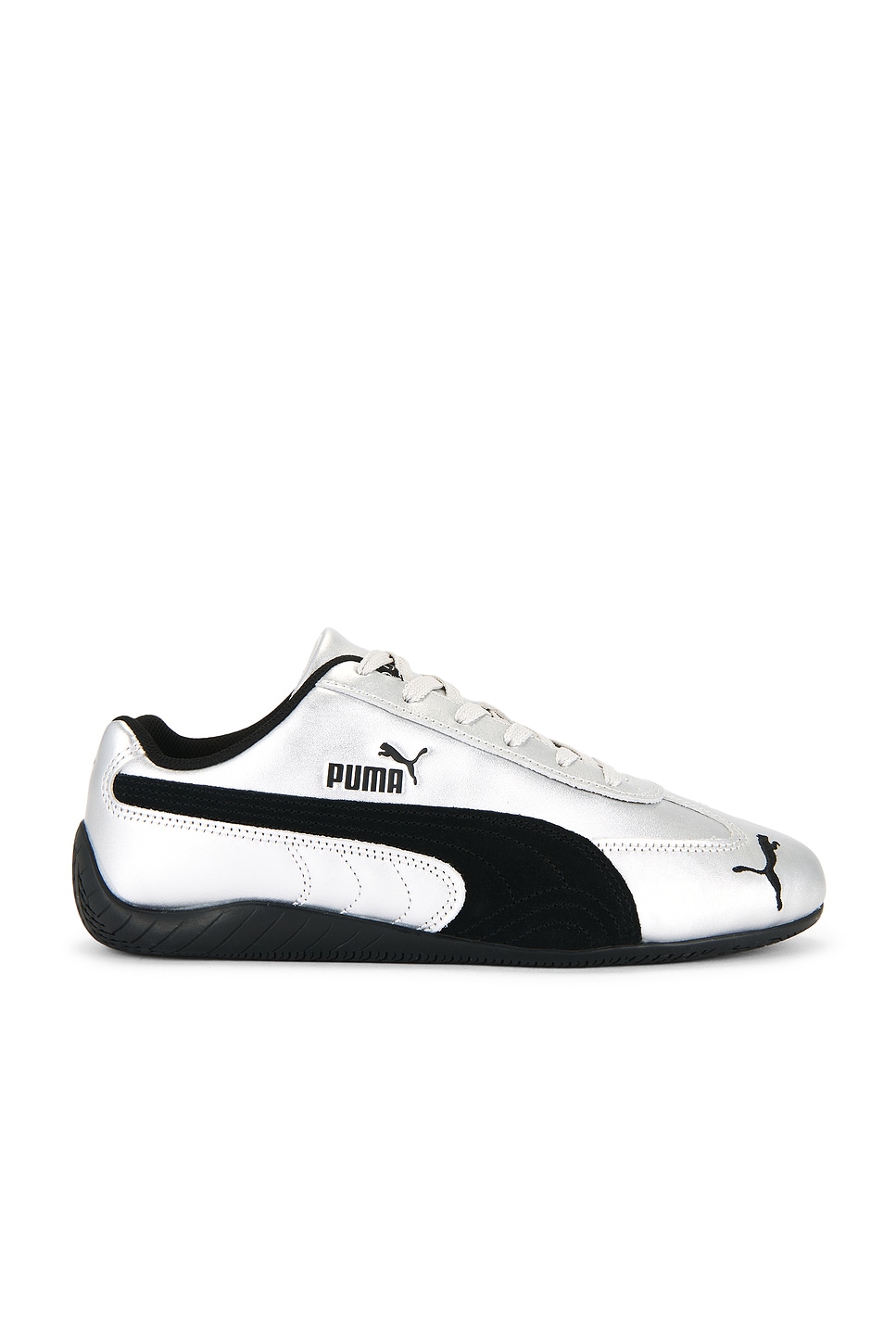 Image 1 of Puma Select Speedcat Metallic Sneaker in Puma Black & Warm White