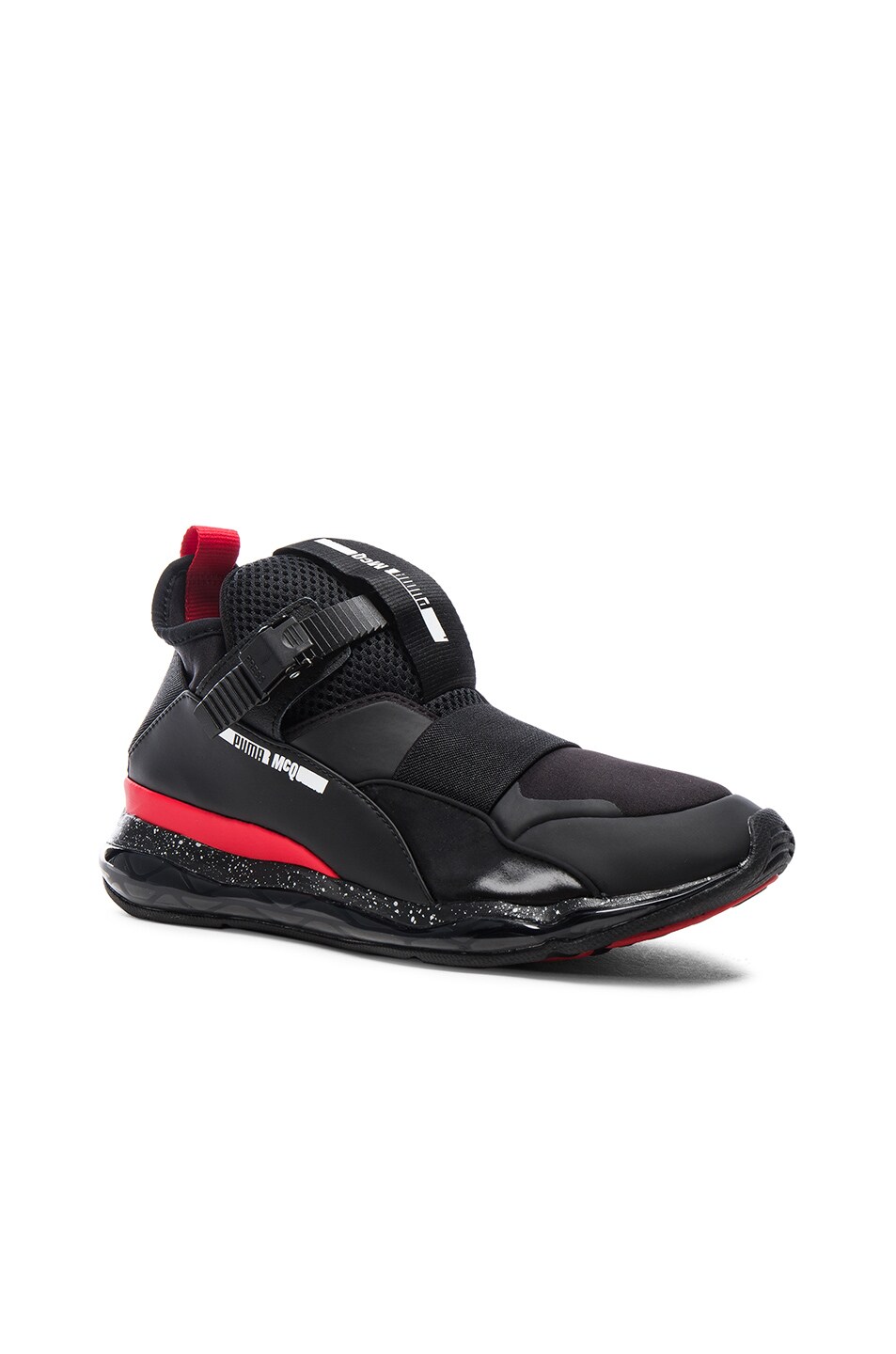 Image 1 of Puma Select x McQ Cell Mid in Black, Dark Shadow & Flame Scarlet