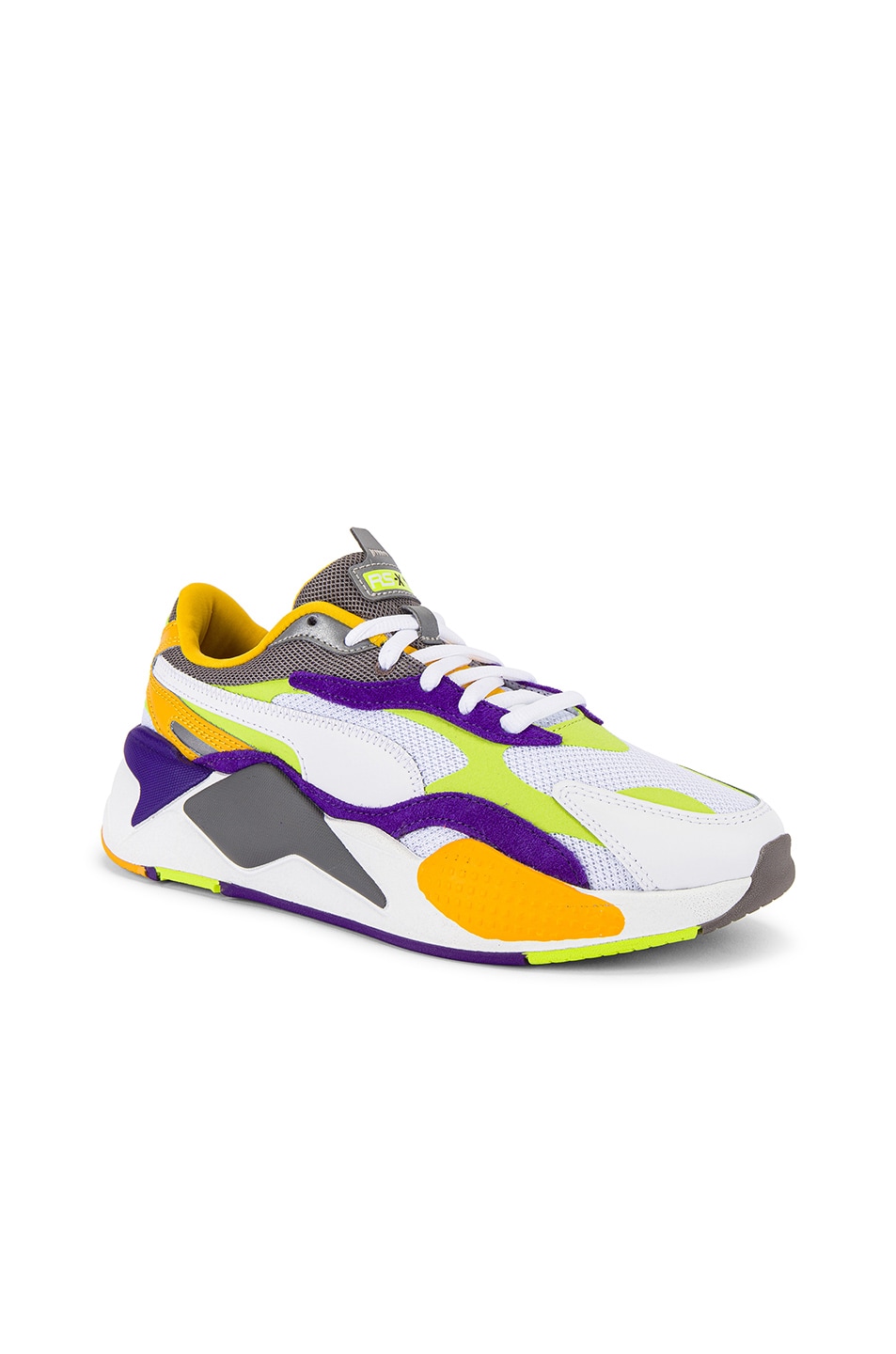 Image 1 of Puma Select RS-X3 Level Up Sneaker in Puma White & Limepunch
