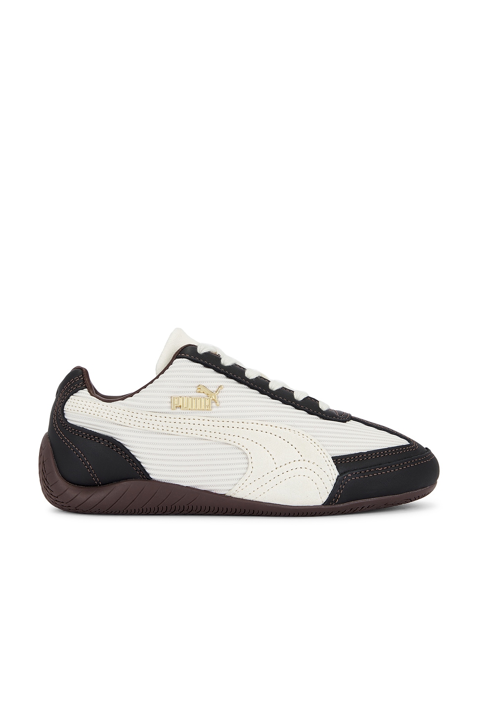Image 1 of Puma Select Speedcat Textile Sneaker in Black & Warm White