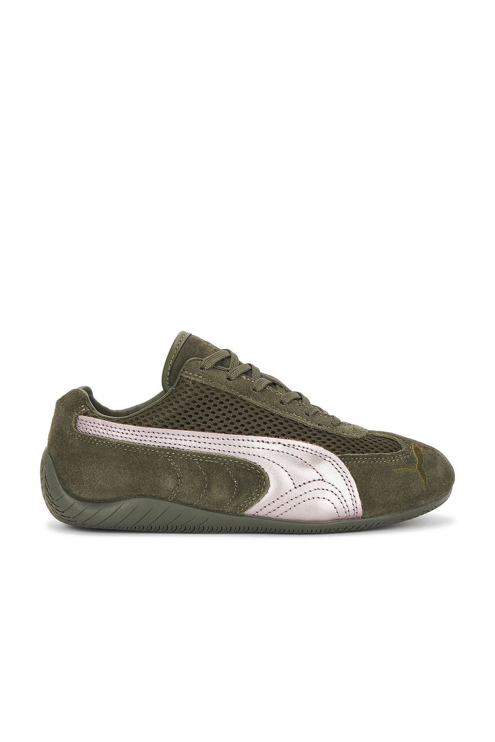 Image 1 of Puma Select Speedcat Premium Sneaker in Dark Olive & Matte Silver
