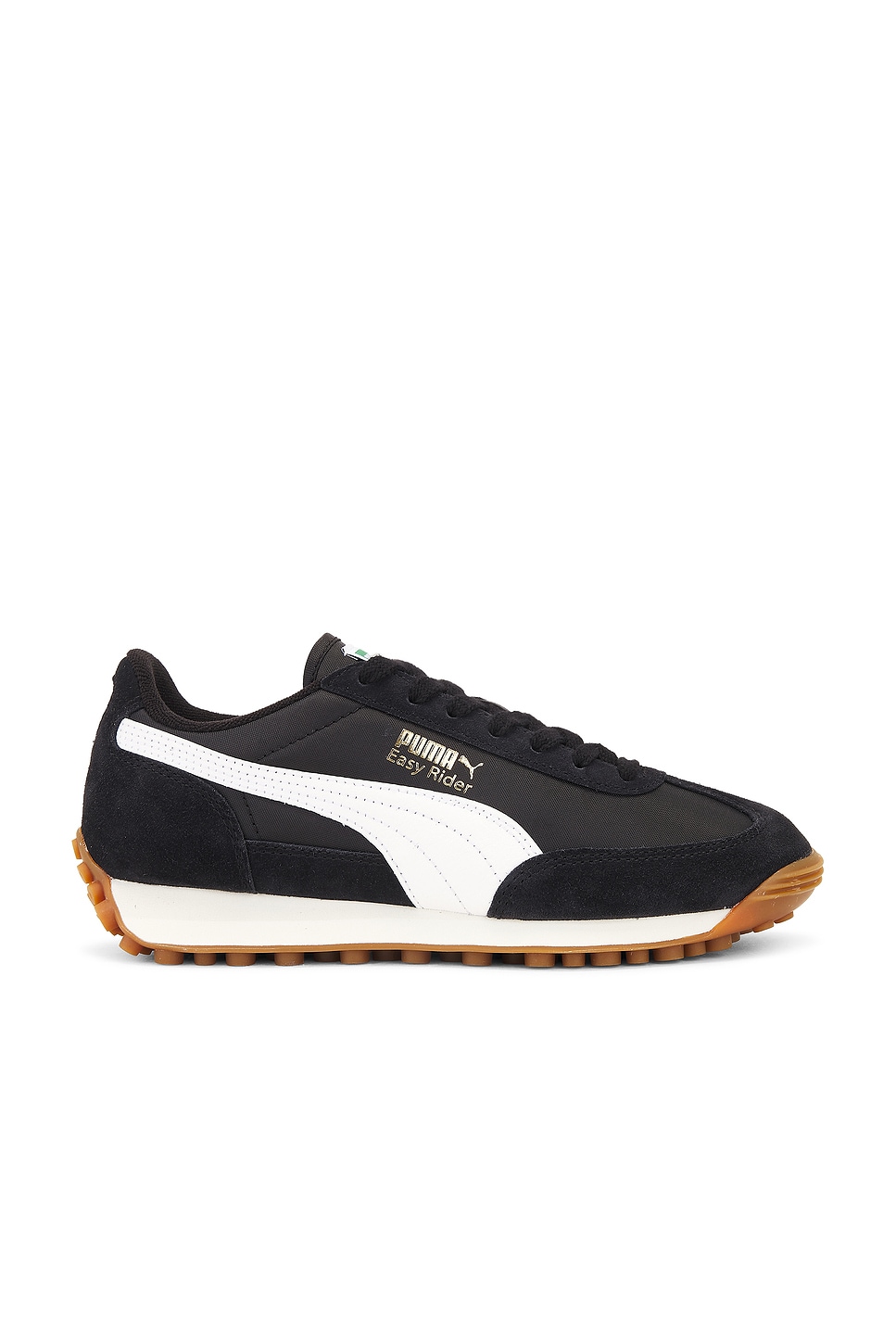 Shop Puma Easy Rider Vintage Sneaker In  Black &  White