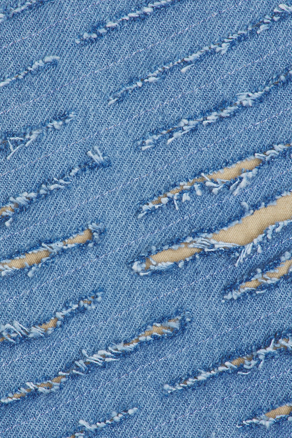 Pas Une Marque Cut Through Denim Shorts | Thumbnail 5 Pas Une Marque Cut Through Denim Shorts | Thumbnail 5
