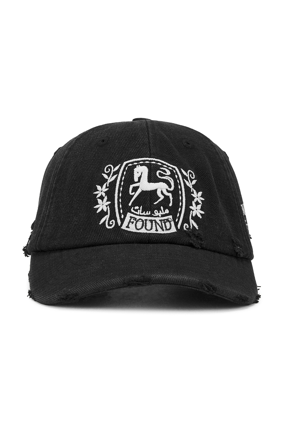 Logo Crest Cap in Black