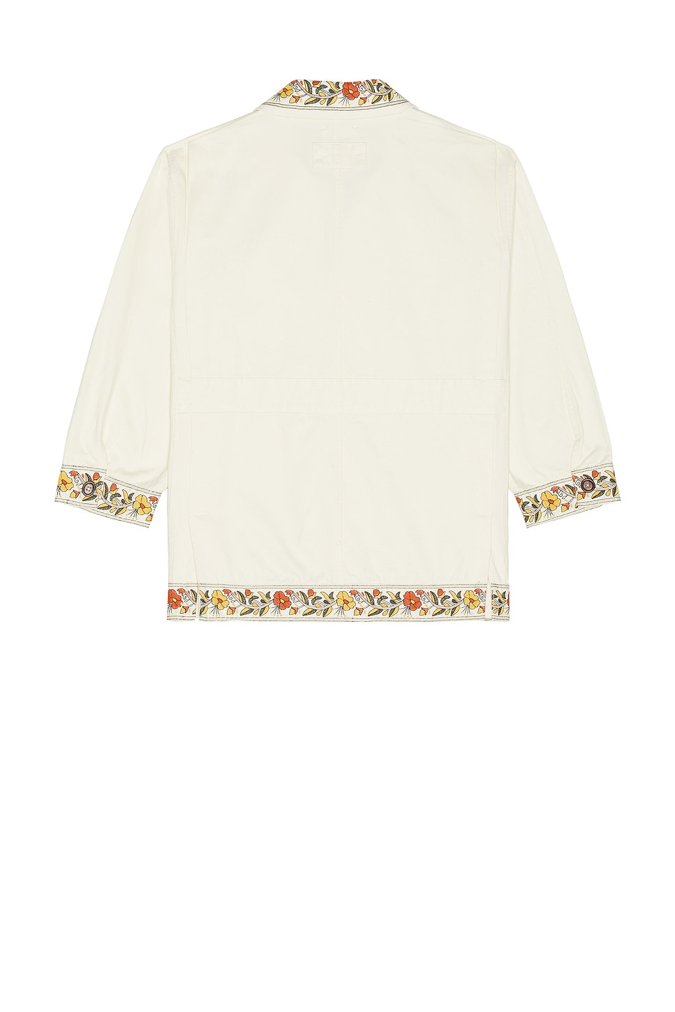Found Kantha Floral Work Jacket In Neutral