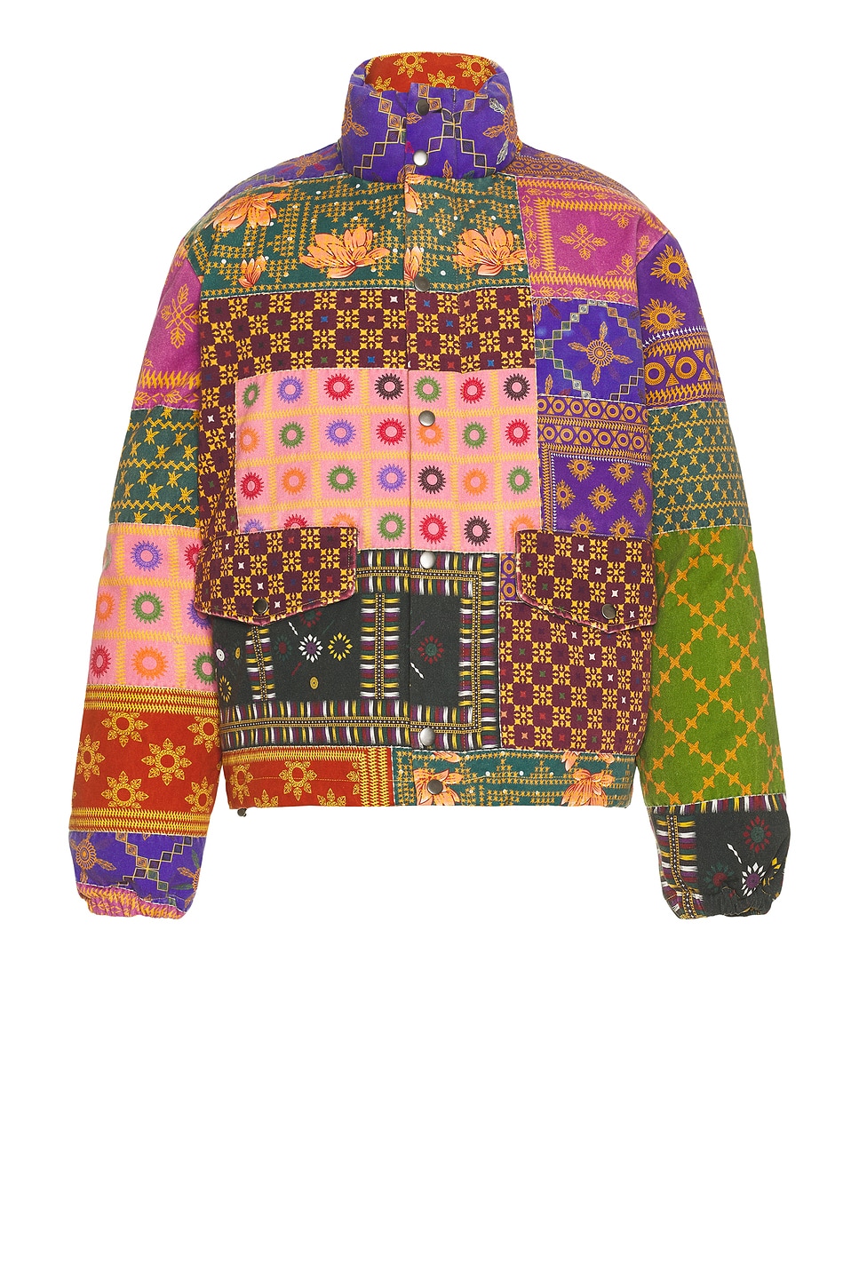 Ayubia Embroidered Tapestry Jacket in Pink