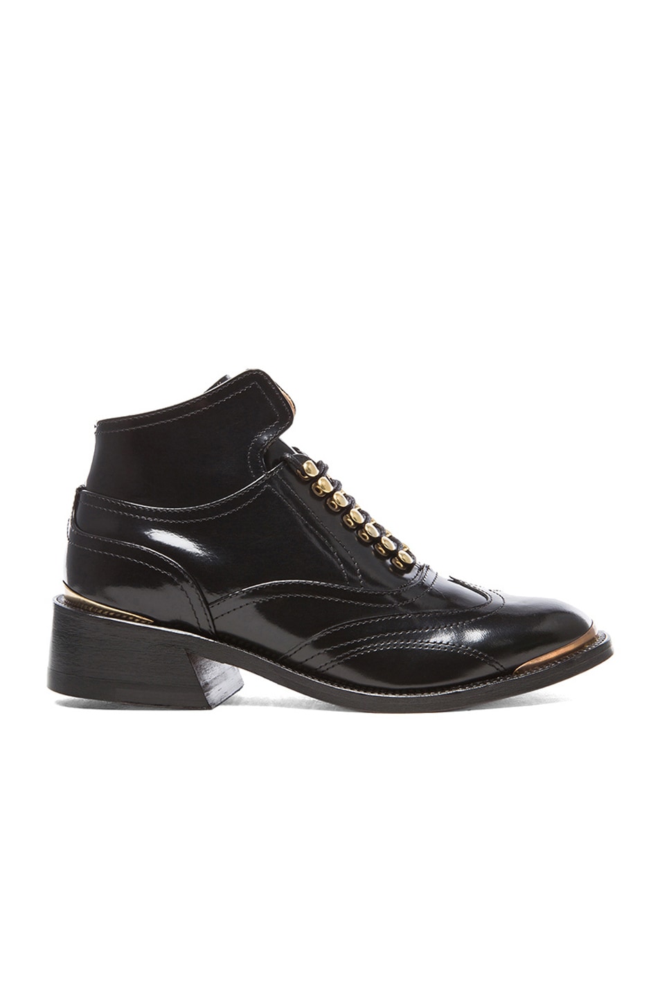 Image 1 of Purified Leather Patti 9 in Black Highshine