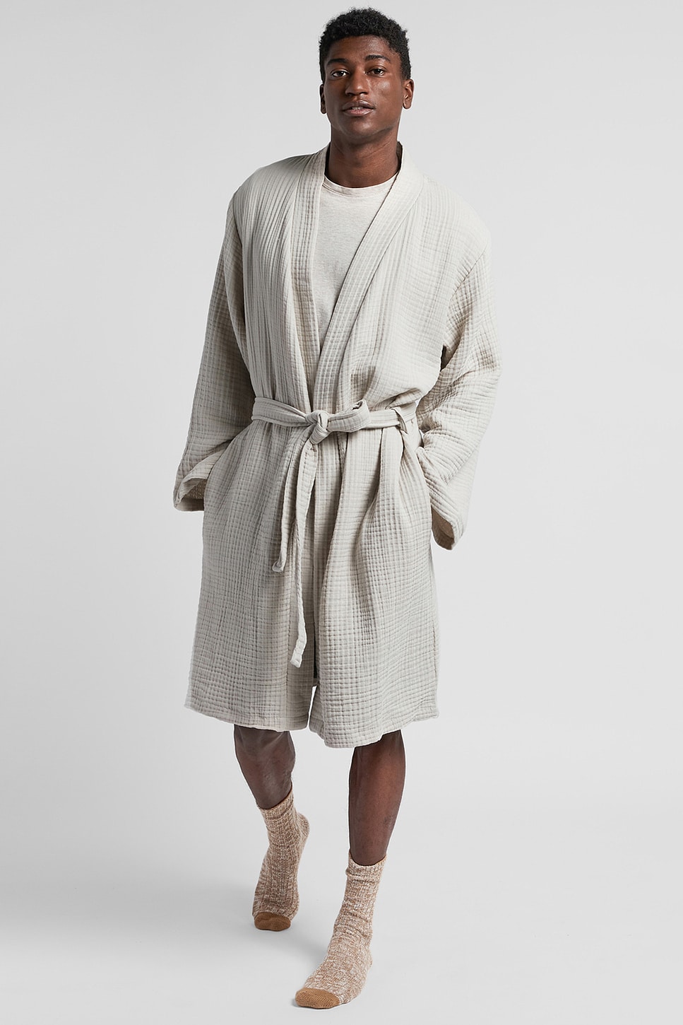 Parachute Cloud Cotton Robe In Bone