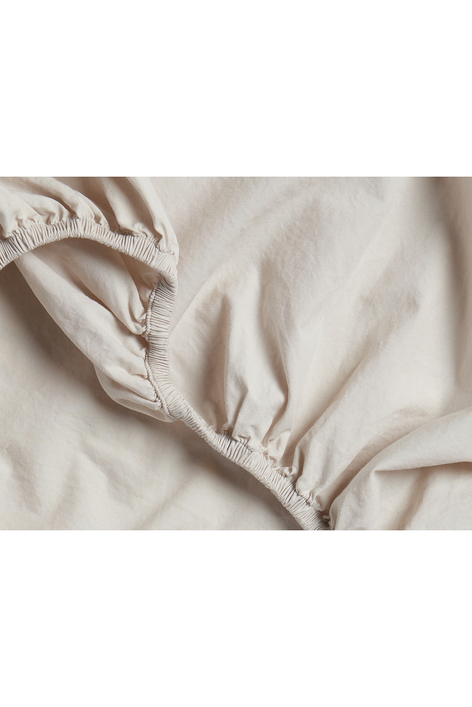 Parachute Percale Fitted Sheet In Bone