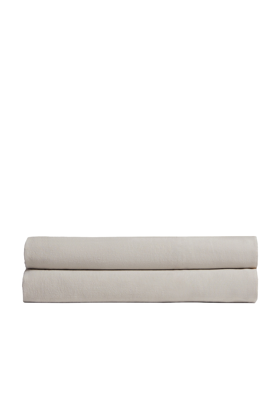 Shop Parachute Heirloom Tencel Linen Fitted Sheet In Bone