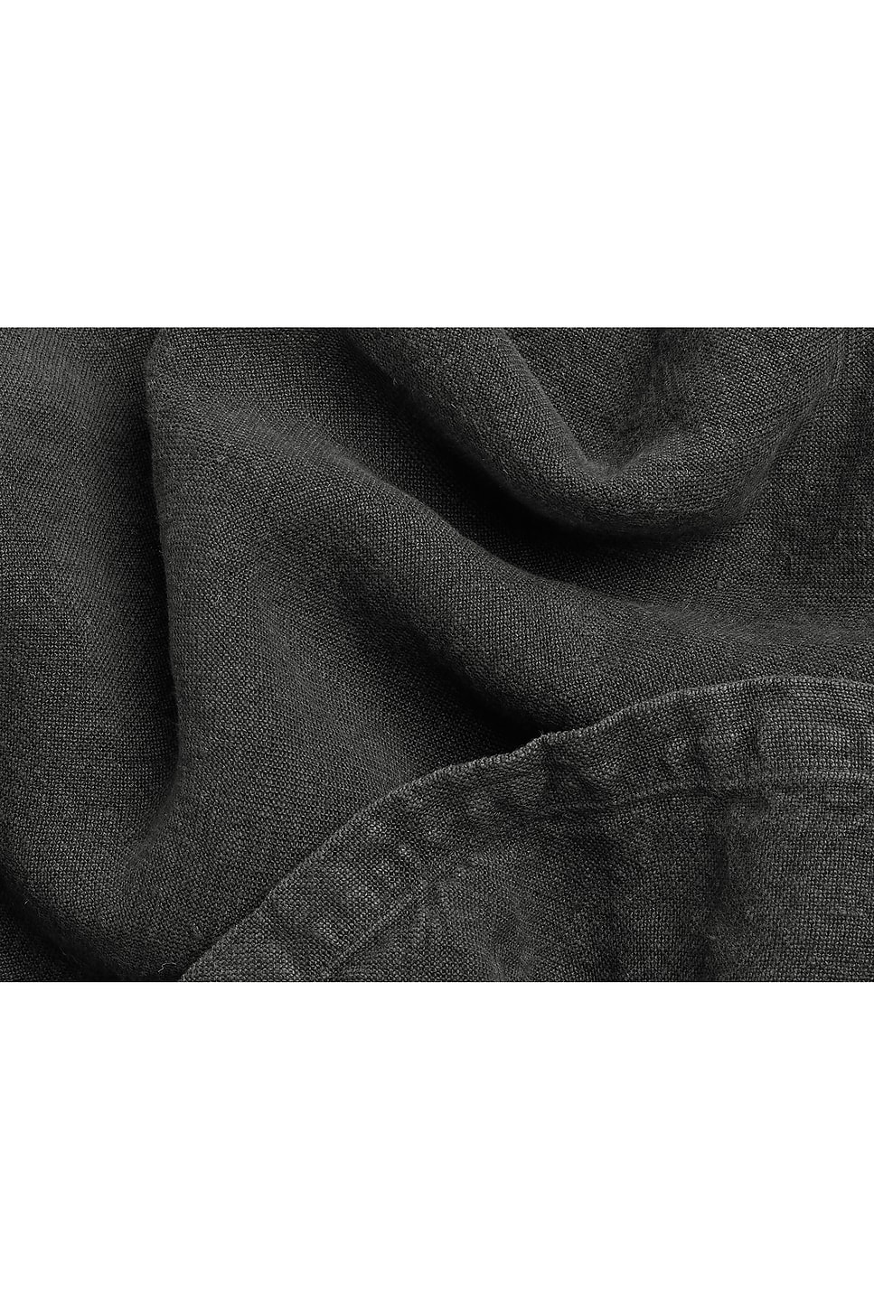 Parachute Vintage Linen Bed Cover In Coal