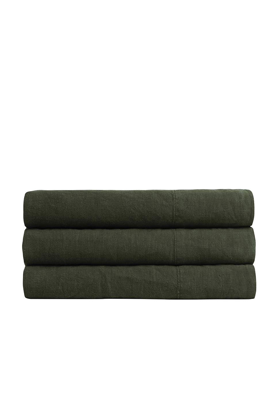 Shop Parachute Linen Top Sheet In Evergreen