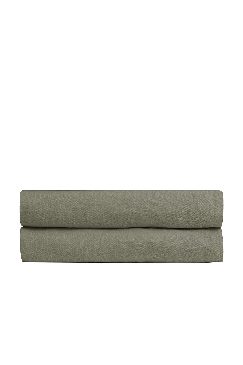 Parachute Linen Fitted Sheet In Moss