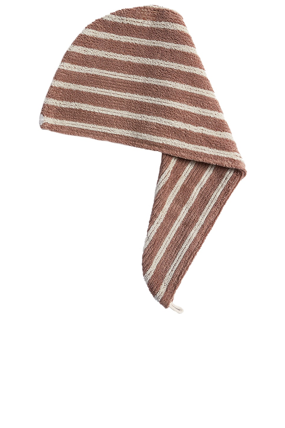 Image 1 of Parachute Organic Resort Stripe Hair Wrap in Adobe & Butter