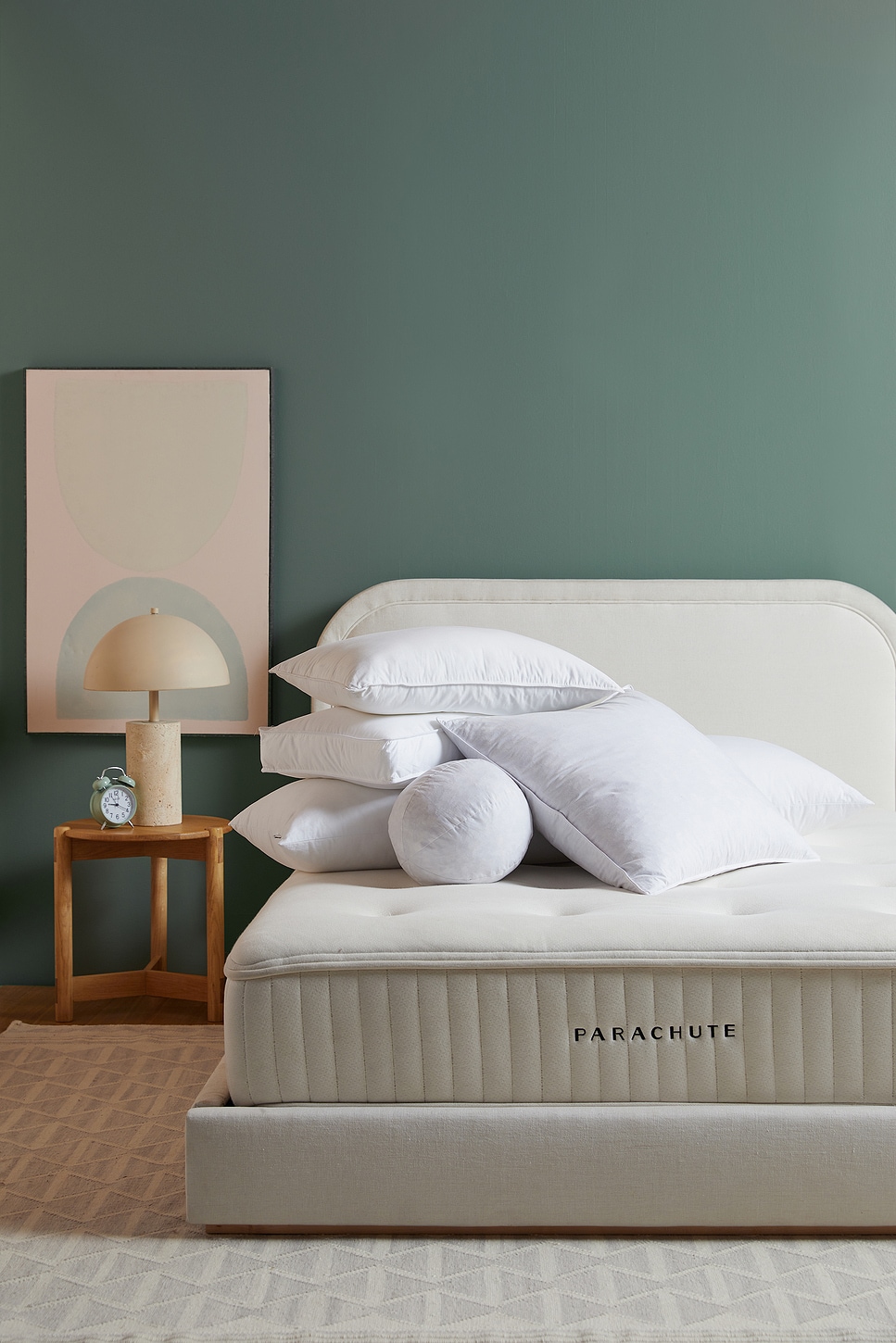 Parachute Down Alternative Body Pillow Insert In White