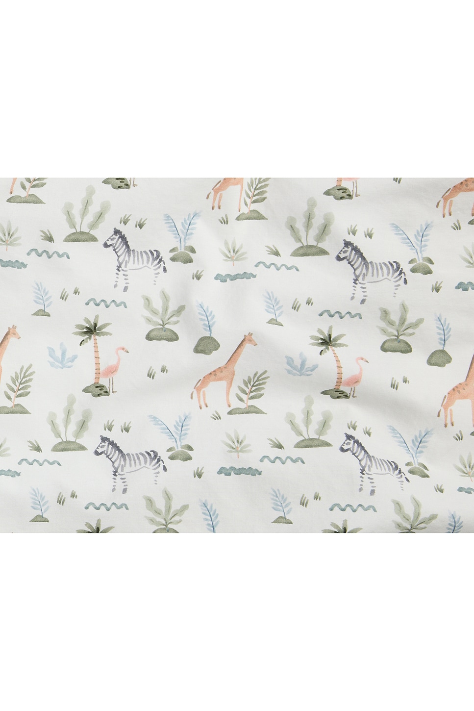 Parachute Percale Crib Sheet In Multi