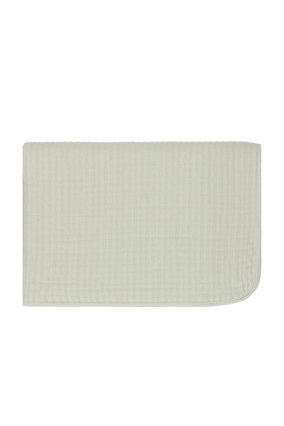 Parachute Organic Air Cotton Toddler Quilt In Green