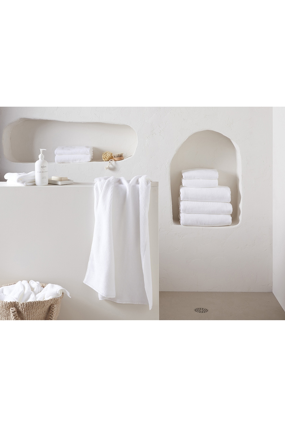 Soft Rib Turkish Cotton Bath Towel - Thumbnail 3