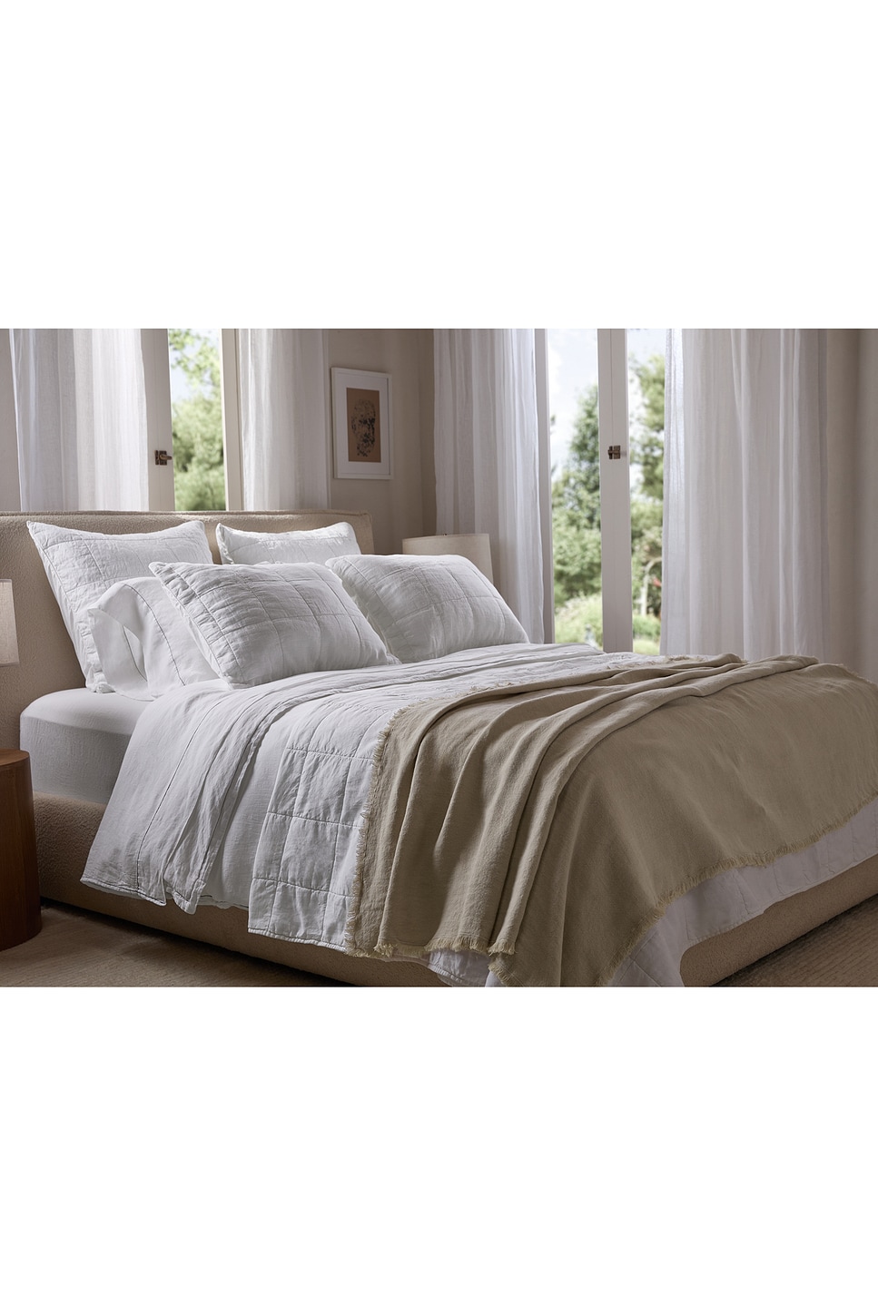 Vintage Linen Throw - Thumbnail 5