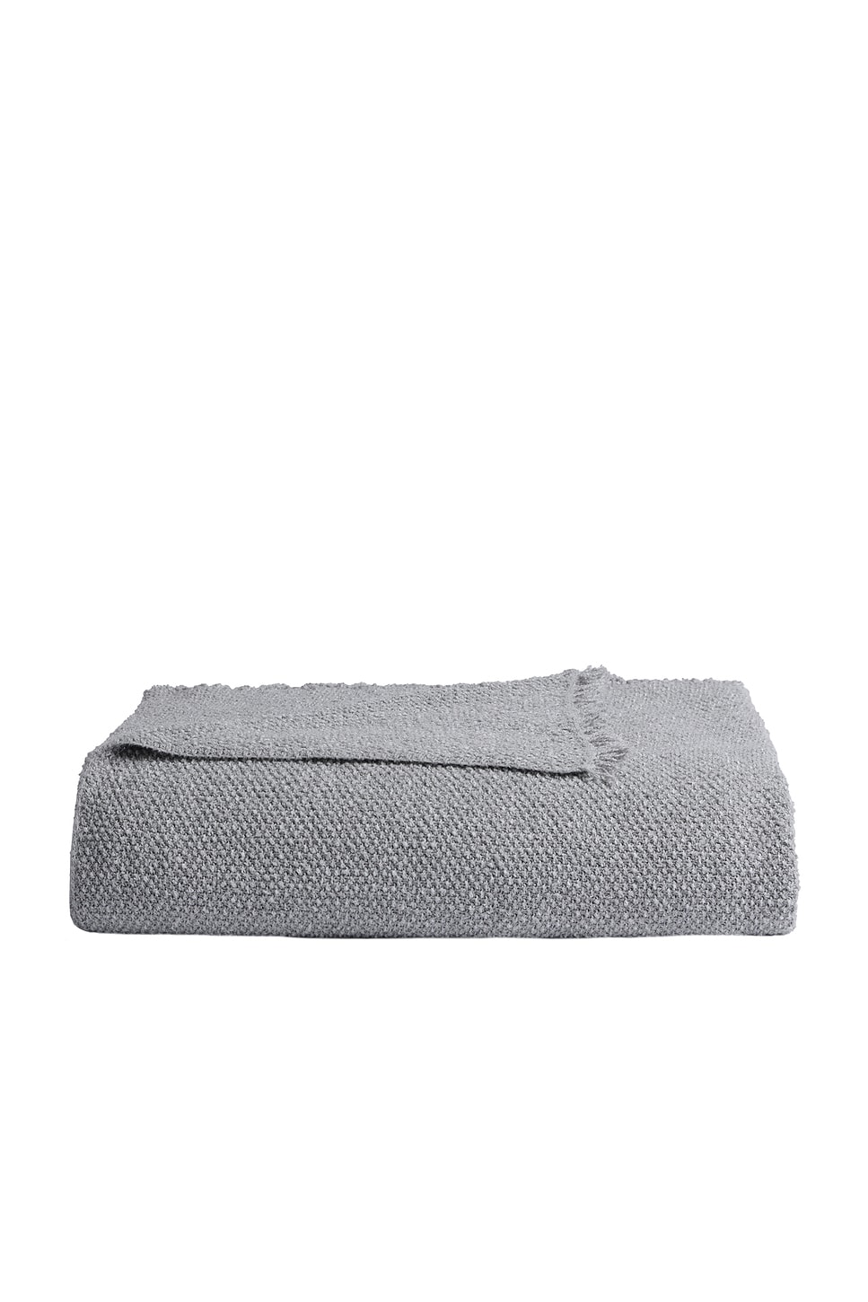 Shop Parachute Cotton Boucle Throw In Heather Grey
