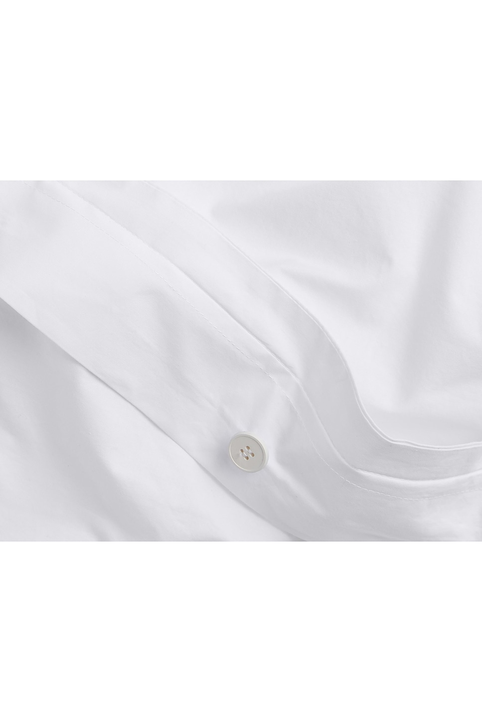 Parachute Percale Duvet Cover In White