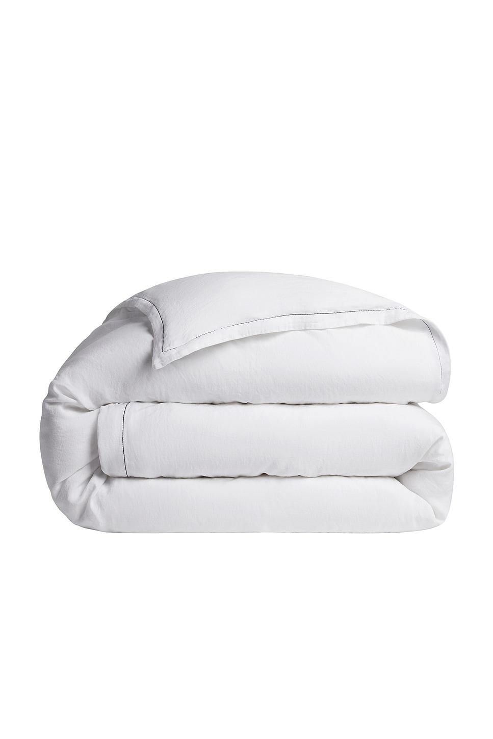 Image 1 of Parachute Heirloom Tencel Linen Duvet Cover in White