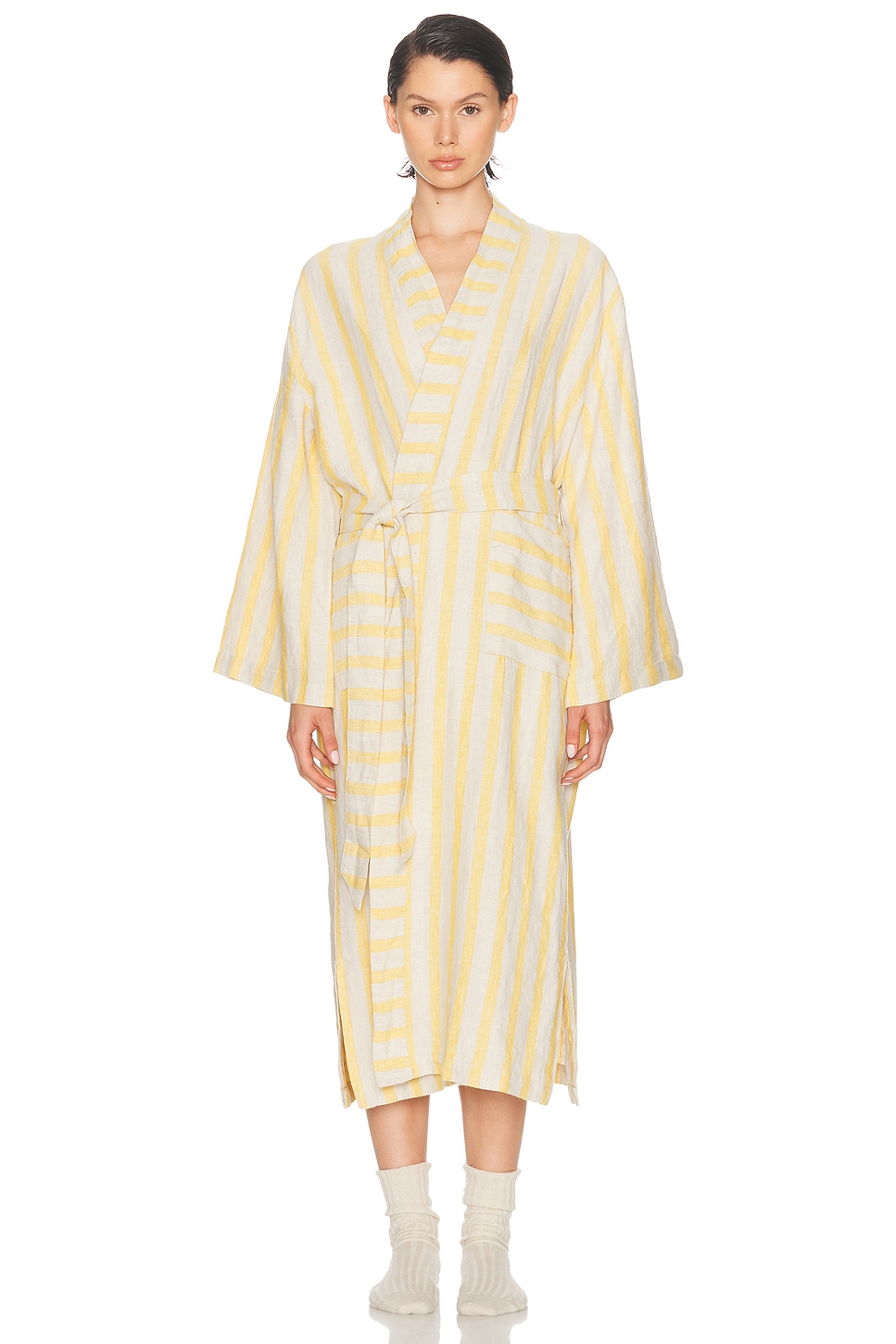 Parachute Linen Stripe Robe